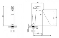 Смеситель Lemark Unit LM4509C для раковины, хром
