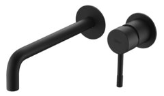 Смеситель Boheme Uno 465-B для раковины, встраиваемый, черный