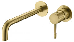 Смеситель для раковины Boheme Uno 465-MG с внутренней частью, золото матовое