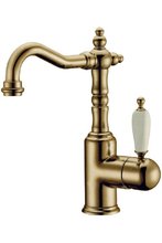 Смеситель Boheme Medici 302 Ripresa высокий для раковины, бронза