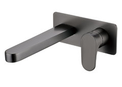 Смеситель для раковины из стены Boheme Spectre 455-GM GunMetall