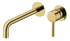 Смеситель Boheme Uno для раковины, встраиваемый, золото, 465-G