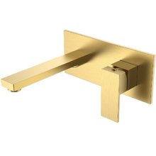 Смеситель для раковины Boheme Qubic 475-MG, цвет Matt Gold