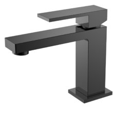 Смеситель Boheme Qubic для раковины, Shine Gun Metall, 471-SGM