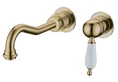 Смеситель Boheme Medici 307 Ripresa для раковины встраиваемый, бронза