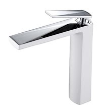 Смеситель Boheme Venturo 372-W для раковины, белый, хром