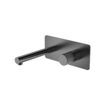 Смеситель Boheme Stick 125-GM.3, для раковины, gun metal