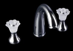 Смеситель Boheme Camelia 277-Camelia (Россия) для раковины на 3 отверстия, хром