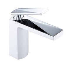 Смеситель Boheme Venturo 371-W для раковины, белый, хром