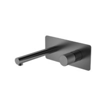 Смеситель Boheme Stick 125-GM.4, для раковины, gun metal