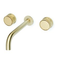 Смеситель для раковины Boheme Prestige 152-2-MG-PR, встраиваемый, цвет золото матовый