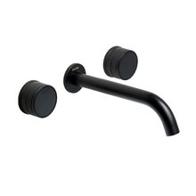 Смеситель для раковины Boheme Prestige 152-2-B-PR, встраиваемый, цвет черный