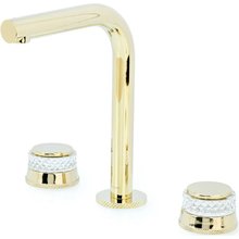 Смеситель для раковины Boheme Aura 152-G-A, встраиваемый, цвет золото