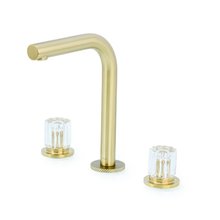 Смеситель для раковины Boheme Elegante 152-MG-EL, встраиваемый, цвет золото матовый