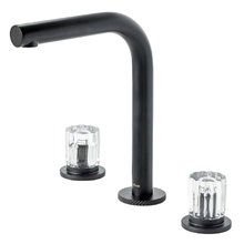 Смеситель для раковины Boheme Elegante 152-B-EL, встраиваемый, цвет черный