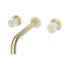 Смеситель для раковины Boheme Elegante 152-2-MG-EL, встраиваемый, цвет золото