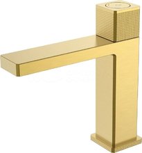 Смеситель для раковины Boheme Quad 159-MG, Matt Gold