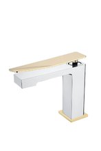 Смеситель для раковины Boheme Q, цвет хром/золото, 141-CRG.2