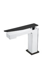 Смеситель для раковины Boheme Q, цвет черный/хром, 141-CRB.2