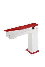 Смеситель для раковины Boheme Q, цвет белый/красный, 141-WR.2