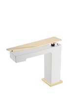 Смеситель для раковины Boheme Q, цвет белый/золото, 141-WG.2