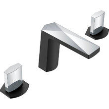 Смеситель для раковины Boheme Venturo 150-BCR-ICE, ручка ICE, цвет черный/хром