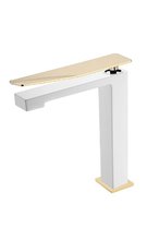 Смеситель для раковины Boheme Q, цвет белый/золото, 142-WG.2