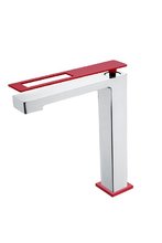 Смеситель для раковины Boheme Q, цвет хром/красный, 142-CRR