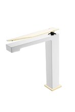 Смеситель для раковины Boheme Q, цвет хром/золото, 142-CRG.2