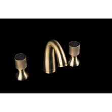 Смеситель Boheme Royal Crystal для раковины, цвет бронза, с черными кристаллами, 317-Royal/CRST black