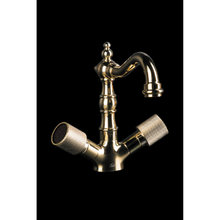 Смеситель Boheme Royal Crystal для раковины, цвет золото, черные кристаллы, 292-Royal/CRST black