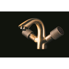 Смеситель Boheme Royal Crystal для раковины, цвет бронза, черные кристаллы, 311-Royal/CRST black