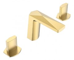 Смеситель для раковины Boheme Venturo 150-G-ICE, ручка Ice, золото