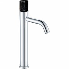 Смеситель Boheme Stick 122-CR-MR-B для раковины, Chrome Mramor Black