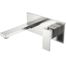 Смеситель для раковины Boheme Qubic 475-NB, цвет Brushed Nickel