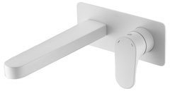 Смеситель Boheme Spectre 455-MW для раковины, встраиваемый, белый матовый