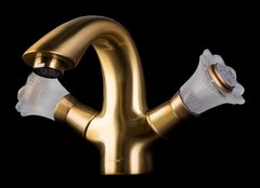 Смеситель Boheme Camelia 311-Camelia для раковины, бронза