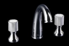 Смеситель Boheme Royal Crystal для раковины на 3 отверстия, хром, 277-Royal/CRST