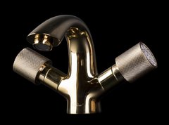 Смеситель Boheme Royal Crystal для раковины, золото, 291-Royal/CRST