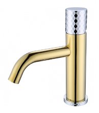 Смеситель Boheme Stick 121-GCR для раковины, золото, хром (gold diamond chrome)