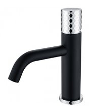 Смеситель Boheme Stick 121-BCR для раковины, черный, (black diamond chrome)