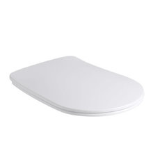 Сиденье для унитаза Kerasan Nolita 539130 Slim микролифт быстросъемное, цвет белый матовый, петли хром