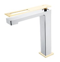 Смеситель Boheme Q для раковины, хром, золото, 142-CRG