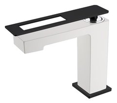 Смеситель Boheme Q для раковины, белый, черный, 141-WB