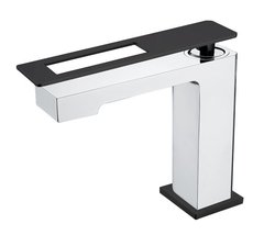 Смеситель Boheme Q для раковины, хром, черный 141-CRB