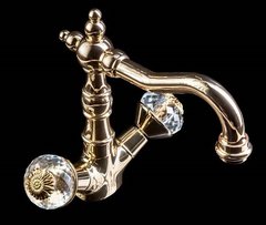 Смеситель Boheme Flora 292-FL для раковины, золото