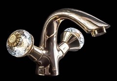 Смеситель Boheme Flora 291-FL для раковины, золото