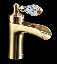 Смеситель Boheme Vogue 201-CRST Crystal для раковины, бронза