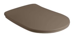 Крышка-сиденье Kerasan Nolita 539188 Slim для унитаза, микролифт, быстросъемное, коричневый