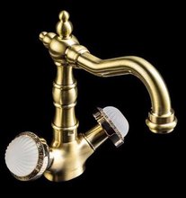 Смеситель Boheme Satine 312-ST для раковины, бронза